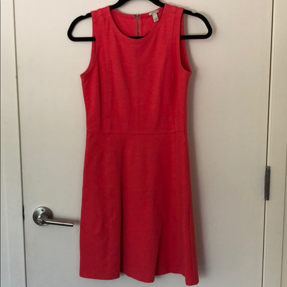 Coral sheath dress
